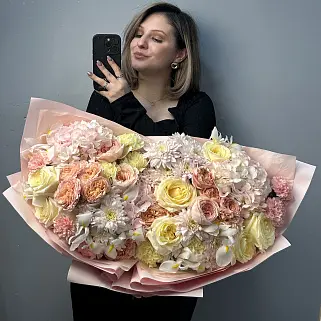 Сборный букет Весеннее солнце