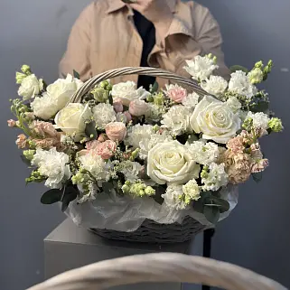 Цветочная корзина Софт M