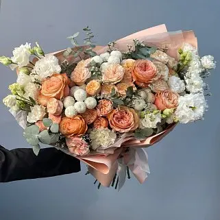 Сборный букет Peachy L