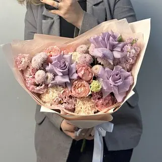 Сборный букет Акварельный M