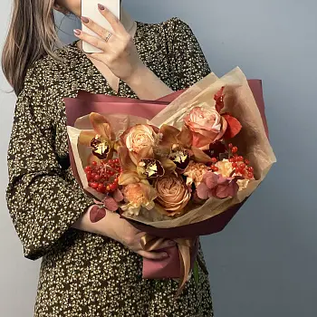 Сборный букет Привет, осень M