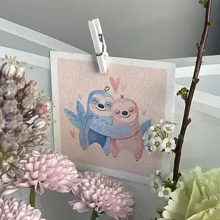 Открытка "Ленивцы"