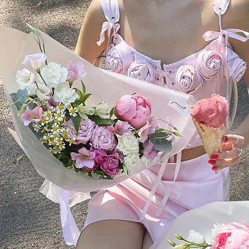 Сборный букет Летний сад S