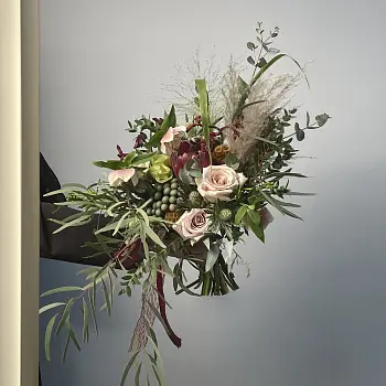 Свадебный букет невесты в стиле Boho