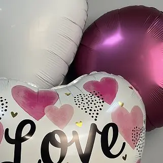 Набор шаров Love you M