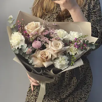 Сборный букет Ваниль