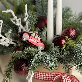 Зимняя композиция Глинтвейн L