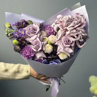 Сборный букет Purple Mist S