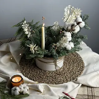 Зимняя коробочка Вечер у камина S