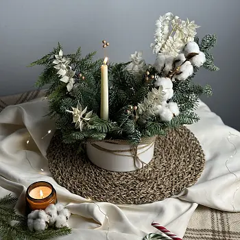 Зимняя коробочка Вечер у камина S