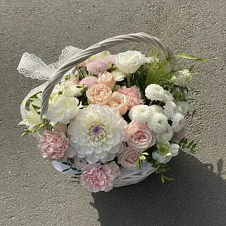 Цветочная корзина Сентябрь S