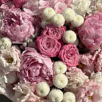 Сборный букет Малиновый чизкейк L