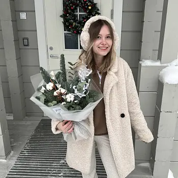 Зимний букет Снежинка