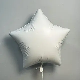 Шар Белая звезда 80см
