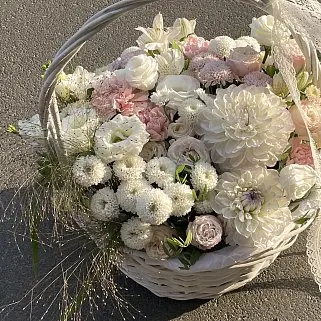 Цветочная корзина Сентябрь M
