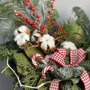 Зимняя композиция Merry Christmas