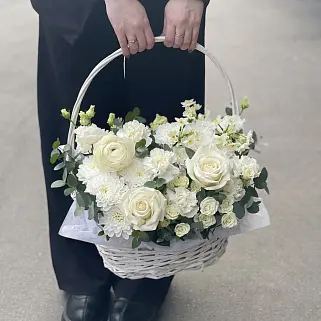 Цветочная корзина Спринг вайбс