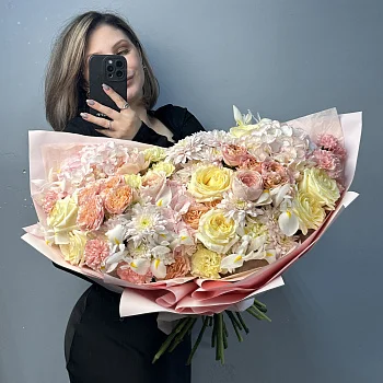 Сборный букет Весеннее солнце