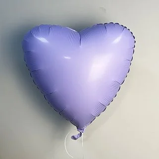 Шар Лиловое сердце 45см