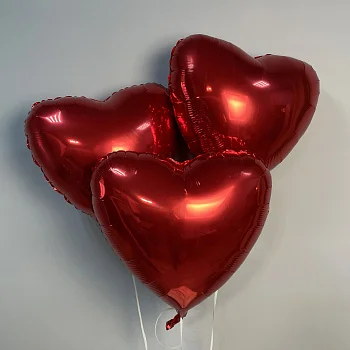 Набор шаров Красное сердце