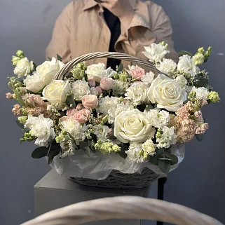 Цветочная корзина Софт M