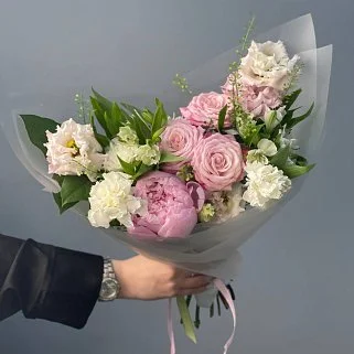 Сборный букет Пинк гарден S