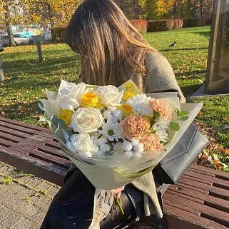 Сборный букет Теплая осень