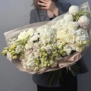 Сборный букет Жемчуг