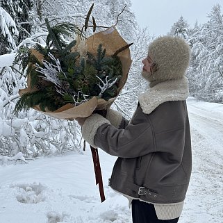 Зимний букет Охапка хвои