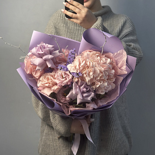 Сборный букет Пурпур