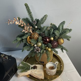 Зимняя композиция Брауни L