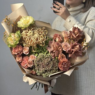 Сборный букет Сэптемпбер L