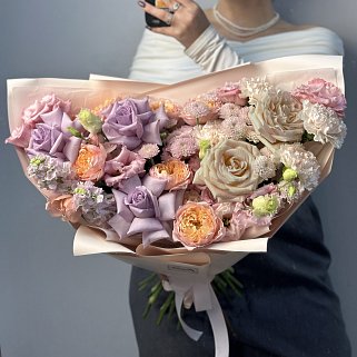 Сборный букет Акварельный L