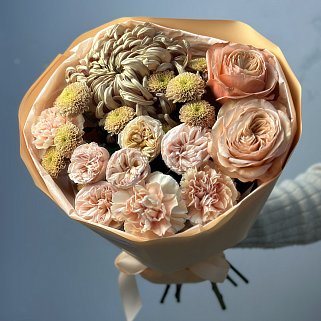 Сборный букет Персиковый джем S