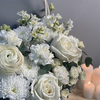 Цветочная корзина Спринг вайбс