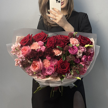 Сборный букет Би май валентайн L