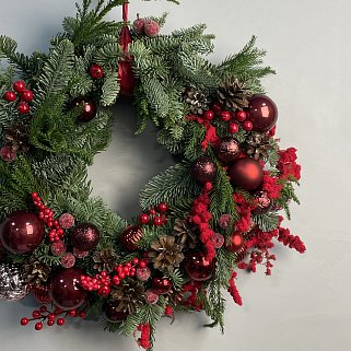 Алый венок М