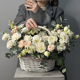Цветочная корзина Софт S