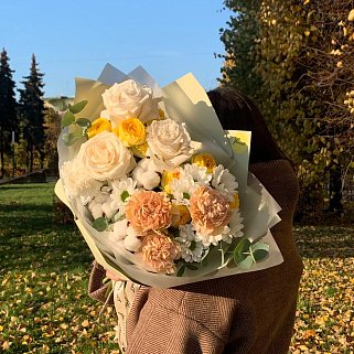 Сборный букет Теплая осень
