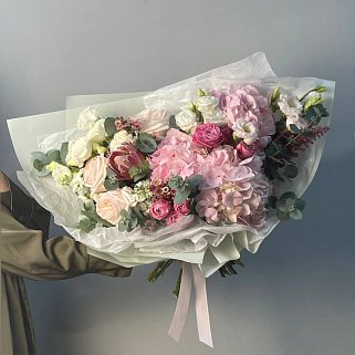 Сборный букет Переливы жемчуга